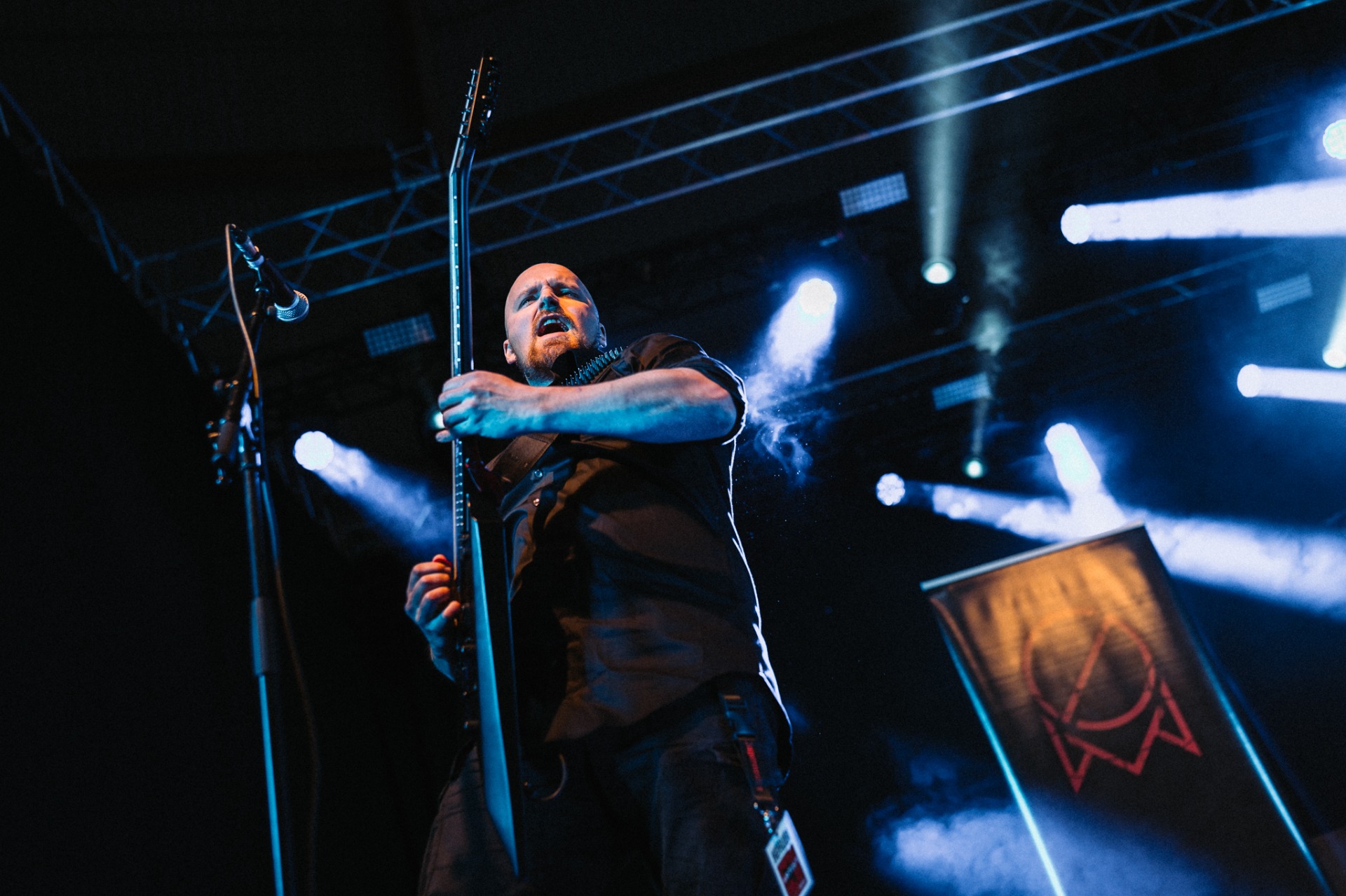 Jaakko Kauppinen performing at Unholy Winter Fest, Photo: Harri Säynevirta